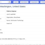 Ingénieur Plateforme Observabilité et AIOps – Banque Mondiale