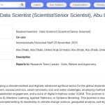Data Scientist IA pour l&rsquo;agriculture durable en zones arides