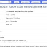 Spécialiste Tourisme Durable – Consultant Long Terme, Colombo