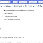 Product Owner Senior – Achats Opérationnels, Sofia