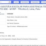 Spécialiste en Gestion Scolaire pour Éducation Inclusive – UNESCO Pérou