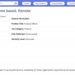 Finance Officer – Gestion Financière à Distance
