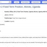 Officier Nutrition NO-2 – Programme UNICEF, Moroto, Ouganda