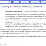 Assistant de Direction – Bureau du Directeur Adjoint, Yaoundé