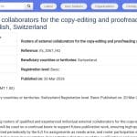 Rédacteur-correcteur externe pour publications OIT en anglais
