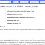 Consultant en Études de Marché – Secteur Voyage et Événementiel en Serbie