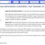 Coordinateur de Systèmes Alimentaires Durables – PAM San Salvador