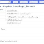 Assistant Senior IT – Support Technique et Helpdesk