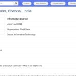 Ingénieur Infrastructure DevOps/DDI – World Bank Group, Chennai