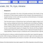 Associé(e) Administratif(ve) – ONU Femmes, Kiev