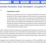 Assistant(e) Programme et Direction – ONU Femmes Jérusalem-Est