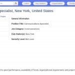 Spécialiste en Communication pour l&rsquo;Alliance des Civilisations des Nations Unies
