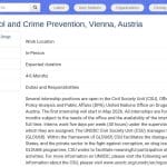 Stage – Lutte contre les drogues et la criminalité à Vienne