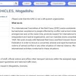 Chauffeur de véhicules légers pour missions humanitaires à Mogadiscio