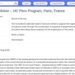 Conseiller en Communication pour Événement de Reconnaissance Environnementale