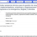 Consultant en Gestion des Risques de Sauvegarde et PEAS – UNICEF Colombie