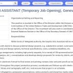 Assistant Graphiste – ONU Genève