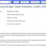 Manager Agile Delivery – Transformation Digital Workplace
