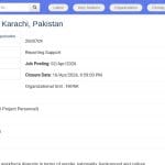 Support Reporting – Projet Agriculture Durable, Karachi