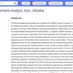 Analyste Engagement des Parties Prenantes – Programme de Relèvement Ukraine
