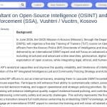 Expert OSINT international – Formation de formateurs pour la police