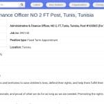Responsable Administratif et Financier – UNICEF Tunisie