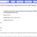 Coordinateur(trice) de Programme – UNICEF, Cox&rsquo;s Bazar