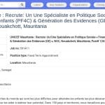 Spécialiste en Politique Sociale – Finance Publique et Évidences pour l&rsquo;Enfance