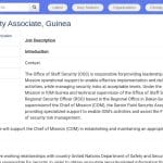 Responsable Sécurité Senior pour Missions Humanitaires en Guinée