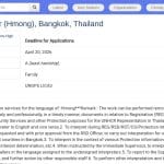 Interprète Hmong pour missions humanitaires à distance