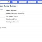 Responsable Financier Principal – Bureau Multi-Pays Afrique du Nord