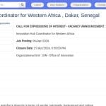 Coordinateur de l&rsquo;Innovation Agroécologique pour l&rsquo;Afrique de l&rsquo;Ouest
