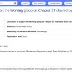 Consultant junior – Appui au groupe de travail Chapitre 27 (Monténégro)