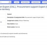 Expert en Support aux Achats (OSL) – Mission à Distance