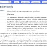 Associé en Affaires Cyberhumanitaires – CICR Luxembourg