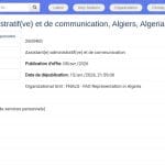Assistant Administratif et Communication – CLCPRO Alger