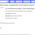 Expert en classification des sols et zones agroécologiques
