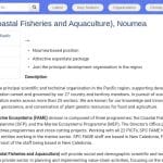 Expert en Sciences Sociales – Pêches Côtières et Aquaculture
