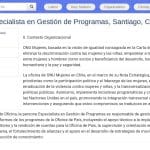 Spécialiste en Gestion de Programmes – ONU Femmes Chili