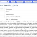 Stage en Communication – Centre de Services Régional d&rsquo;Entebbe