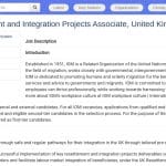Coordinateur senior de projets de réinstallation et d&rsquo;intégration