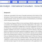 Consultant Web Analyste pour Prix Mondial – Télétravail
