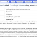 Consultant en Compétitivité, Technologie et Innovation