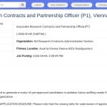 Chargé(e) de Contrats de Recherche et Partenariats (P1) – AIEA Vienne