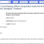 Responsable Acquisition Donateurs – UNICEF Thaïlande