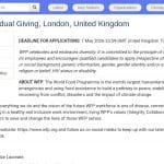 Directeur Global du Programme de Dons Individuels