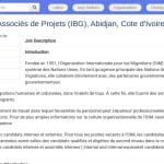 Associé de Projets Construction et Infrastructures – OIM Côte d&rsquo;Ivoire