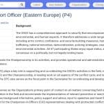 Chef de bureau politique Europe de l&rsquo;Est – OSCE