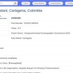 Assistant Administratif pour la Commission Océanographique à Cartagena
