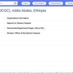 Directeur Financier pour le Centre Africain de Contrôle des Maladies